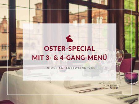 Grafik Oster-Special Schloss Heidelberg Restaurant Schlossweinstube
