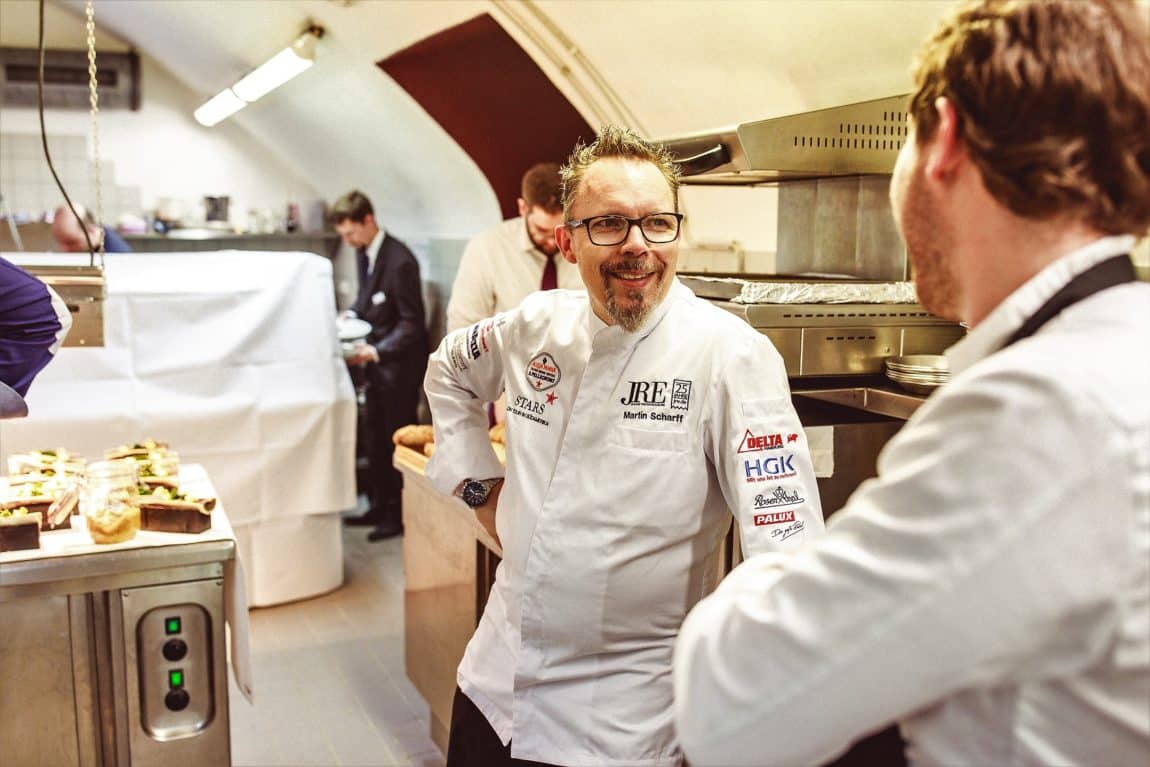 Spitzenkoch Martin Scharff vom Heidelberger Schloss