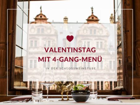 Grafik Valentinstag Schloss Heidelberg Restaurant Schlossweinstube