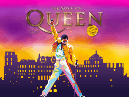 Queen Tribute Dinner-Show Bühne Schloss Heidelberg mit Valentin L. Findling als Freddie Mercury